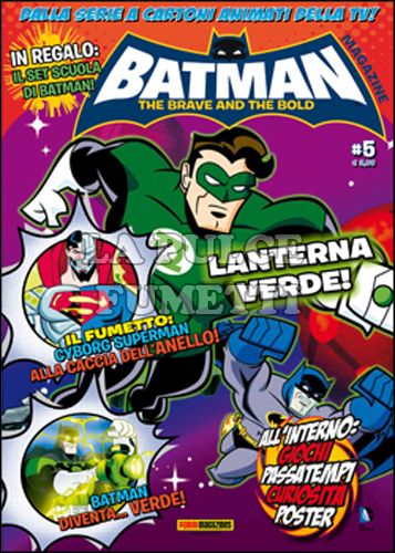 PANINI PLAY #    14 - BATMAN THE BRAVE AND THE BOLD MAGAZINE 5 + SET SCUOLA DI BATMAN